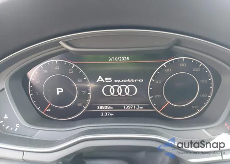 2018 Audi A5 2.0T Premium from USA, damaged, VIN WAUENCF55JA118341